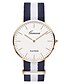 cheap Quartz Watches-Geneva Men Quartz Watch Minimalist Casual Wristwatch Analog Waterproof Textile Strap Watch