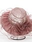 Недорогие Женские головные уборы-Жен. Шапки Панама Широкополая шляпа Шляпа от солнца - Смешанные цвета Органза, Однотонный