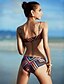 abordables Bikini-Femme Bohème Bohème Fleur Licou Arc-en-ciel Bikinis Maillots de Bain Maillot de bain - Géométrique S M L Arc-en-ciel