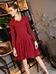cheap Women&#039;s Dresses-Women&#039;s Going out Sophisticated Swing Dress - Solid Colored