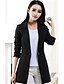 cheap Women&#039;s Blazer&amp;Suits-Women&#039;s Blazer Casual Daily Simple Solid Colored Other Men&#039;s Suit Black / Blue / Pink - Peaked Lapel