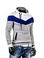 preiswerte Einfache Sweatshirts mit Kapuze-Herren Pullover Solide Rundhalsausschnitt Alltag Kapuzenpullover Sweatshirts Langarm Schwarz Kamel Hellgrau / Herbst