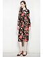 cheap Women&#039;s Dresses-Women&#039;s Party Daily Going out Street chic A Line Dress - Floral Animal Spring Red M L XL