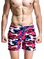 cheap Men&#039;s Swimwear-Men&#039;s Sporty Board Shorts Bottoms Swimwear Swimsuit - Camo / Camouflage Print M L XL Black Red Army Green / Summer / 1 Piece / Super Sexy