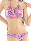 cheap Women&#039;s Swimwear &amp; Bikinis-Women&#039;s Bandeau Bikini Bandage Lace Up Geometric