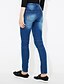 voordelige Damesbroeken-Dames Zwangerschap Skinny / Jeans Broek Print Blauw M