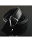 billige Kvindebælte-Men&#039;s Work Casual Leather Alloy Waist Belt - Solid, Classic Others Fashion
