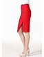 cheap Women&#039;s Skirts-Women&#039;s Daily / Holiday / Going out Casual Bodycon Skirts - Solid Colored Split Wine Black Red S M L / Club