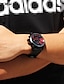 Недорогие Спортивные часы-SINOBI Муж. Спортивные часы Наручные часы Японский Кварцевый Стеганная ПУ кожа Черный 30 m Календарь Секундомер Творчество Аналого-цифровые Элегантный стиль Мода - Черный / Rose Red / Ударопрочный