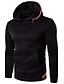 cheap Men&#039;s Hoodies &amp; Sweatshirts-Men&#039;s Sports Simple Long Sleeve Hoodie - Solid Colored Hooded Black / Spring / Fall