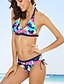 cheap Women&#039;s Swimwear &amp; Bikinis-Women&#039;s Halter Bikini Floral Print