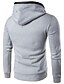 cheap Men&#039;s Hoodies &amp; Sweatshirts-Men&#039;s Sports Simple Long Sleeve Hoodie - Solid Colored Hooded Black / Spring / Fall