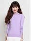 cheap Women&#039;s Sweaters-Women&#039;s Daily Solid Colored Long Sleeve Regular Cardigan, Crew Neck Summer Cotton Light gray / Royal Blue / Lavender L / XL / XXL