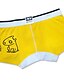 cheap Men&#039;s Briefs Underwear-Men&#039;s Print Boxer Briefs Animal 1 Piece Mid Waist Black White Yellow M L XL