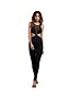 cheap Women&#039;s Jumpsuits &amp; Rompers-Women&#039;s Going out Club Holiday Casual Sexy Street chic Solid Round Neck Jumpsuits,Skinny Sleeveless Summer Polyster