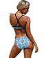 cheap Women&#039;s Swimwear &amp; Bikinis-Women&#039;s Halter Tankini - Print