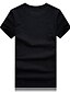 cheap Men&#039;s Tees &amp; Tank Tops-Men&#039;s Plus Size Sporty Stylish Print T-shirt - Cotton Active Daily Round Neck Black / Navy Blue / Summer / Short Sleeve
