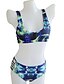 cheap Women&#039;s Swimwear &amp; Bikinis-Women&#039;s Bandeau Bikini Floral Geometric Sport Print