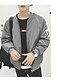 cheap Men&#039;s Jackets &amp; Coats-Men&#039;s Jacket Regular Solid Colored Sport Casual Bow Long Sleeve Denim Black Blue Army Green S M L