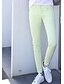 tanie Spodnie damskie-Damskie Casual Rurki Spodnie - Solidne kolory Rumiany róż Zielony Niebieski 26 27 28
