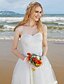 cheap Wedding Dresses-Hall Boho Wedding Dresses A-Line Sweetheart Strapless Knee Length Lace Bridal Gowns With Lace 2023