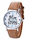 cheap Quartz Watches-Women&#039;s Sport Watch Wrist Watch Quartz Leather Black / White / Brown Creative Casual Watch Cool Analog Ladies Charm Luxury Casual Fashion - Black Brown White