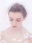 ieftine Voal de Nuntă-Un nivel Margine Tăiată Voal de Nuntă Voaluri de Obraz Cu Stil motiv floral mărgele împrăștiate Perle Tulle