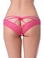 cheap Panties-Women&#039;s Ultra Sexy Panties Voiles &amp; Sheers Red Blushing Pink Purple