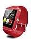 abordables Montres Tendance-Homme Femme Smart Watch Montre Tendance Numérique Etanche Caoutchouc Bande Noir Blanc Rouge