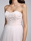 cheap Wedding Dresses-Wedding Dresses A-Line Sweetheart Sleeveless Court Train Tulle Bridal Gowns With Flower 2023