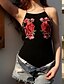 cheap Women&#039;s Jumpsuits &amp; Rompers-Women&#039;s Daily Embroidery Black Romper Embroidered