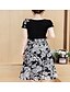 cheap Women&#039;s Two Piece Sets-Women&#039;s Skirt / Nature Inspired / Chic &amp; Modern Short T-shirt - Floral / Textured, Stylish / Floral Style / Print High Rise Skirt / Spring / Summer