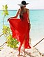 abordables Robes Maxi-Femme Maxi Rouge Robe Actif Eté Ample Couleur Pleine A Bretelles Style moderne S M L Sans Manches