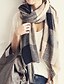 abordables Écharpes &amp; foulard Femme-Femme Pull Rectangle Couleur Pleine