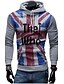 cheap Men&#039;s Hoodies &amp; Sweatshirts-Men&#039;s Sports Long Sleeve Hoodie - Flag Hooded