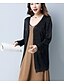 cheap Women&#039;s Sweaters-Women&#039;s Long Sleeve Cardigan - Solid Colored / Spring