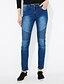 voordelige Damesbroeken-Dames Zwangerschap Skinny / Jeans Broek Print Blauw M