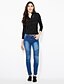 voordelige Damesbroeken-Dames Zwangerschap Skinny / Jeans Broek Print Blauw M