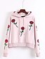 cheap Women&#039;s Hoodies &amp; Sweatshirts-Women&#039;s Going out Daily Casual Cute Active Hoodie Print Hooded Micro-elastic Cotton Long Sleeve Winter Spring Fall