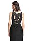 זול שמלות ערב-מעטפת \ עמוד אלגנטית ערב רישמי שמלה עם תכשיטים ללא שרוולים שובל סוויפ \ בראש ג&#039;רסי עם חרוזים אפליקציות 2020