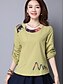 preiswerte T-Shirts für Damen-Damen Stickerei - Chinoiserie Baumwolle T-shirt Rosa