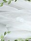 preiswerte Hochzeitsschleier-Einschichtig Schnittkante Hochzeitsschleier Gesichts Schleier mit Satin Blume / Perlenstickerei / Applikationen Tüll / Mantille