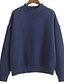 preiswerte Kapuzenpullover &amp; Sweatshirts für Damen-Damen Street Schick Schlank Pullover Solide / Herbst