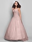 cheap Special Occasion Dresses-Ball Gown Open Back Dress Prom Formal Evening Floor Length Sleeveless Straps Organza with Criss Cross Ruched Beading 2023