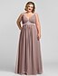 baratos Evening Dresses-A-Line Minimalist Elegant Prom Formal Evening Dress Spaghetti Strap Sleeveless Floor Length Chiffon with Ruched Beading 2022