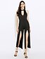 cheap Women&#039;s Jumpsuits &amp; Rompers-Women&#039;s Holiday / Club Jumpsuit - Solid Colored, Backless Wide Leg Crew Neck / Summer / Fall / Cut Out