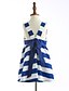 preiswerte Mode für Mädchen-Mädchen&#039; Ärmellos Gestreift 3D-gedruckte Grafik Kleider Streifen Baumwolle Kleid Sommer