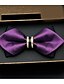 cheap Men&#039;s Ties &amp; Bow Ties-Men&#039;s Polyester Bow Tie, Other Gold Black Red Purple Fuchsia