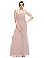 cheap Special Occasion Dresses-Jumpsuits Sheath / Column Open Back Dress Prom Floor Length Sleeveless Strapless Chiffon with Ruched Draping 2022