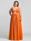 preiswerte Abendkleider-A-Line Minimalist Elegant Prom Formal Evening Dress Spaghetti Strap Sleeveless Floor Length Chiffon with Ruched Beading 2022